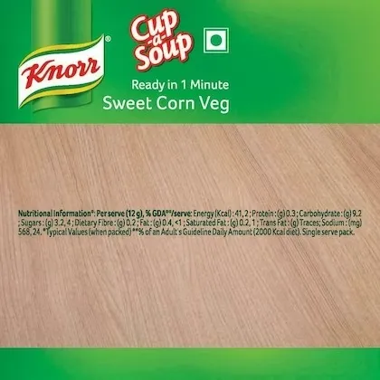 Knorr Sweet Corn Veg Cup-A-Soup 2
