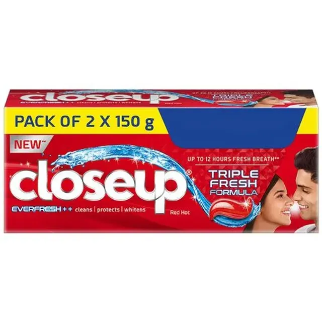 Closeup Triple Fresh Formula Toothpaste - 150 g