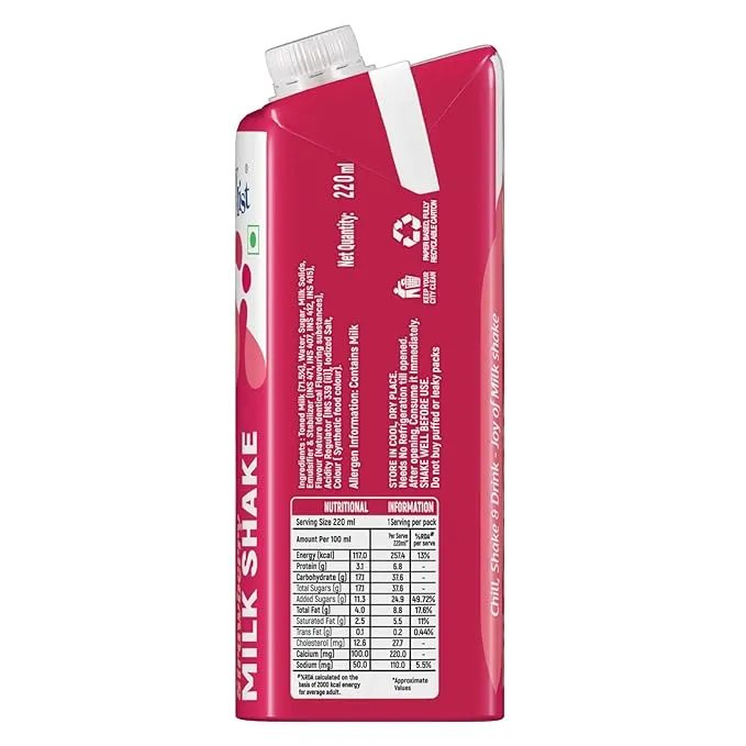 Milky Mist Strawberry Milkshake 1
