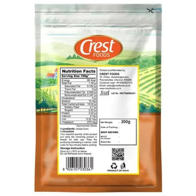 Crest Foods Frozen Sweet Corn 1