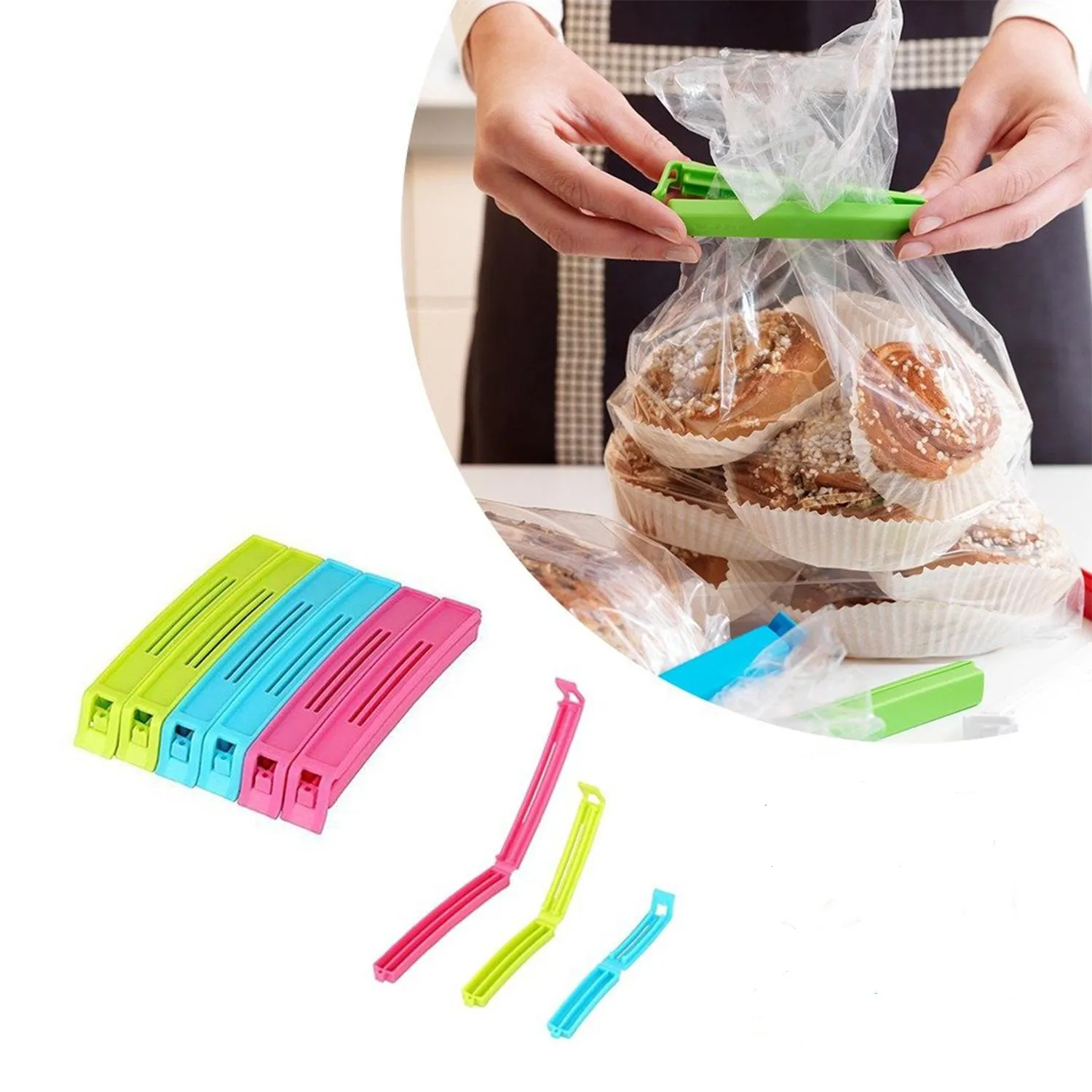 SH Food Bag Clip Assorted 4