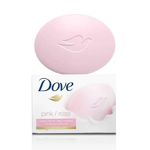 Dove Pink Bathing Bar 2
