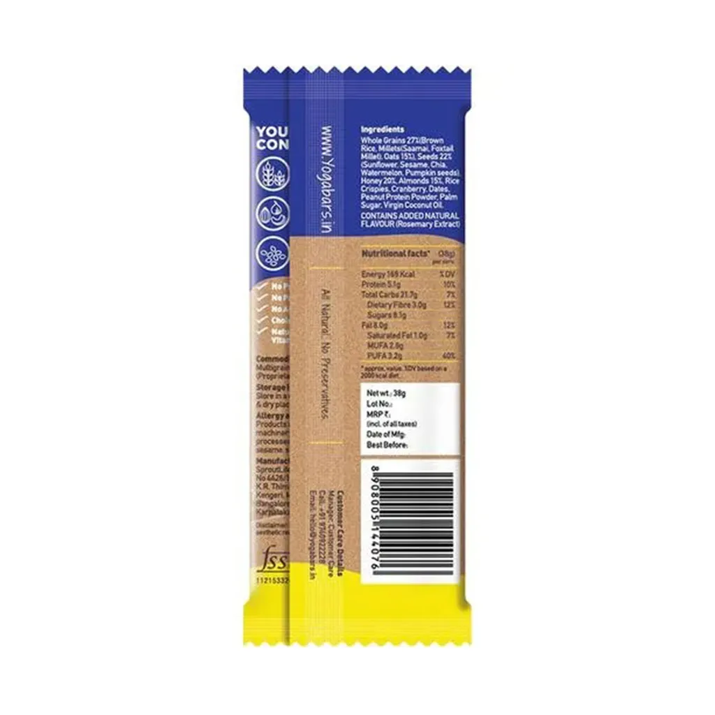 Yoga Bar Nuts And Seeds Protein Bar 1