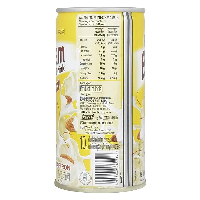 MTR Badam Drink With Real Bits Of Badam 4