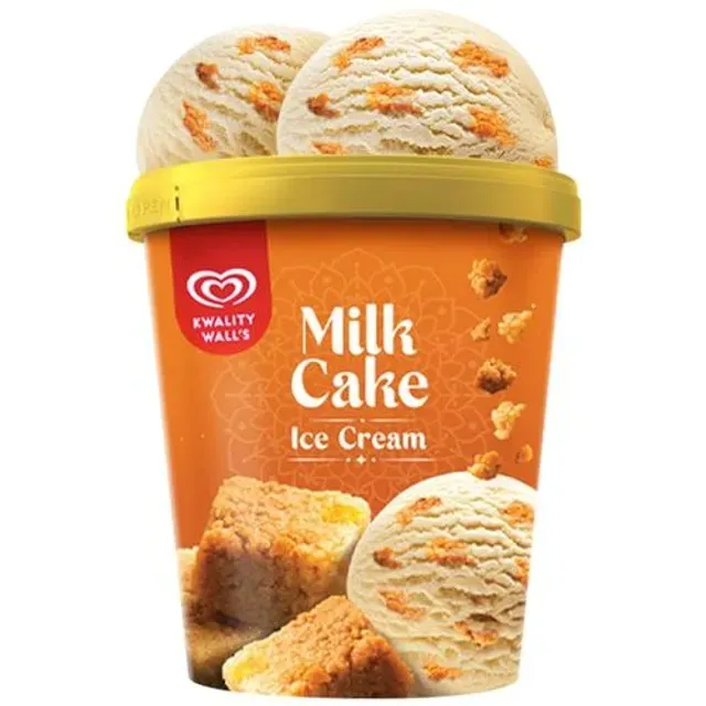 Kwality Walls Milk Cake Ice Cream Tub