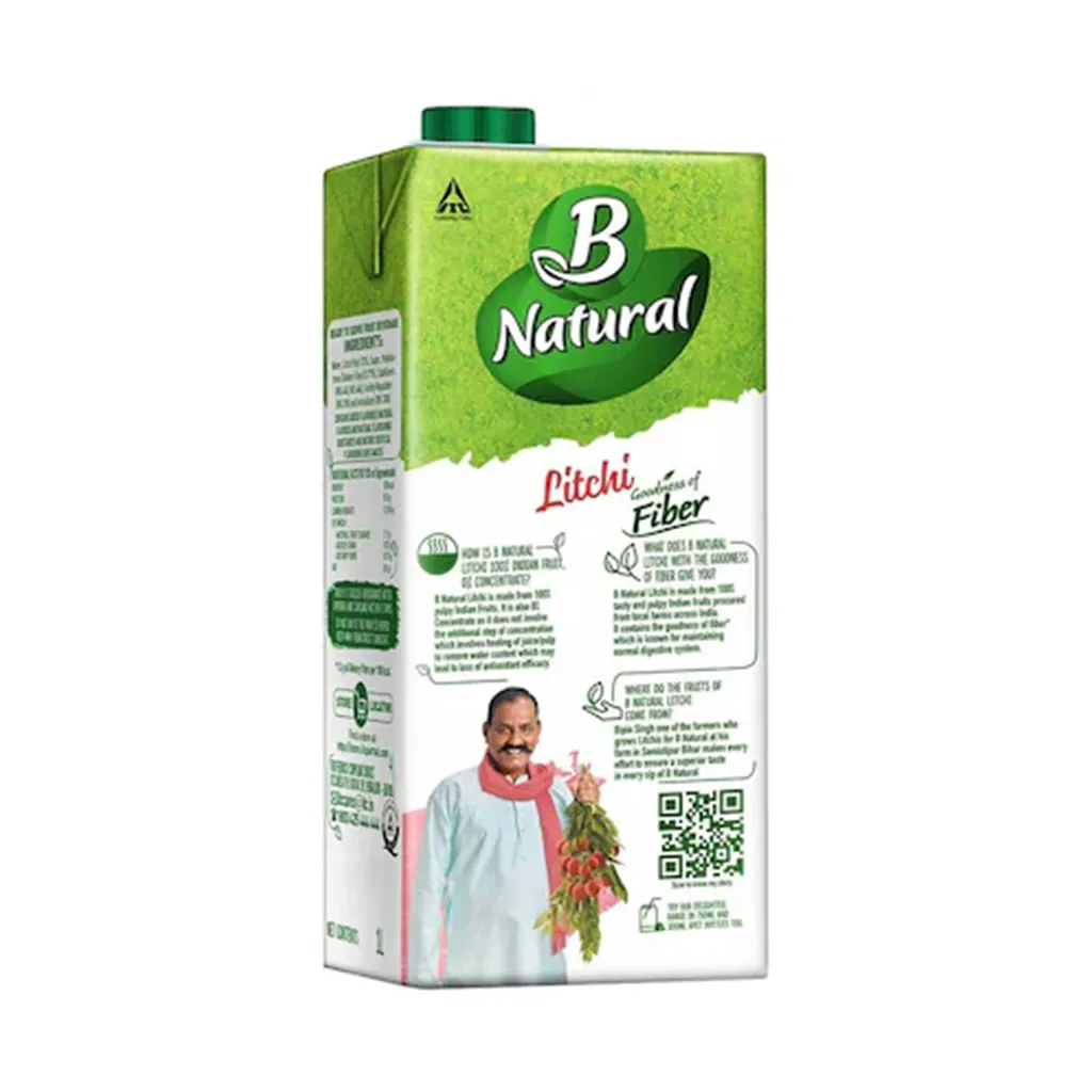 B Natural Litchi Juice 1