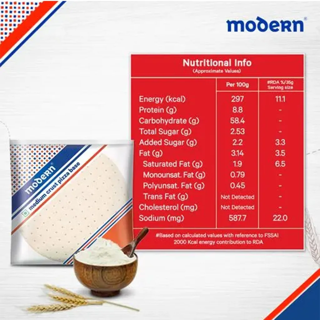 Modern Medium Crust Pizza Base 3