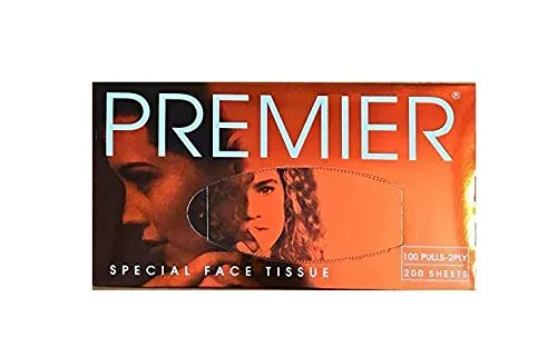 Premier Spl Face Tissue 100 Pulls