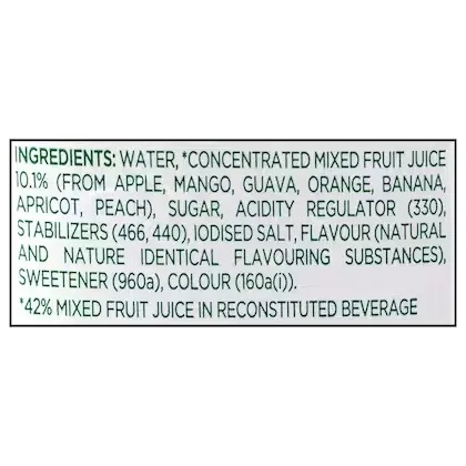 Tropicana Delight Mixed Fruits Juice 5