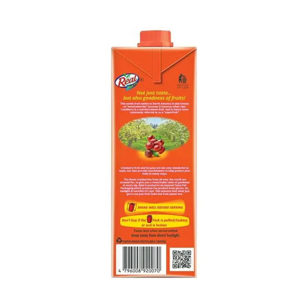 Real Fruit Juice - Cranberry 1