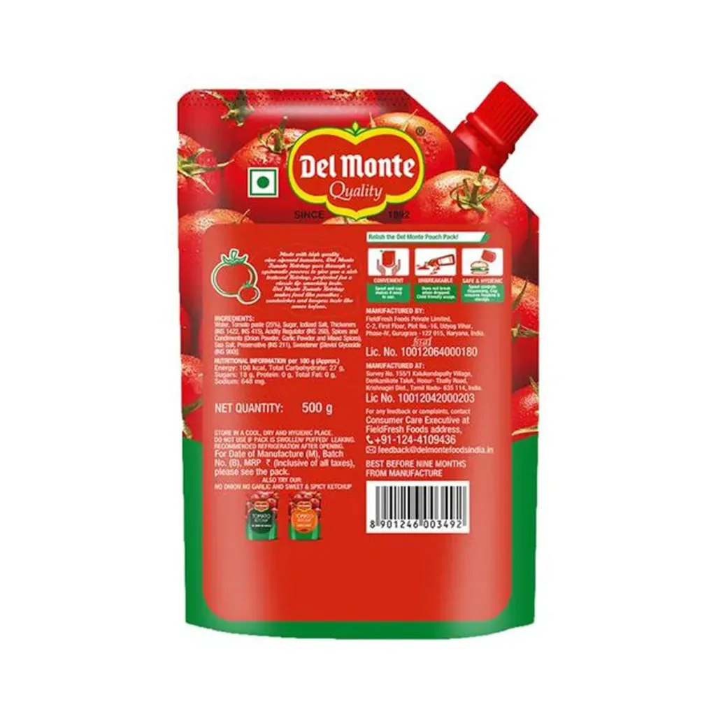 Delmonte Tomato Ketchup Pouch 1