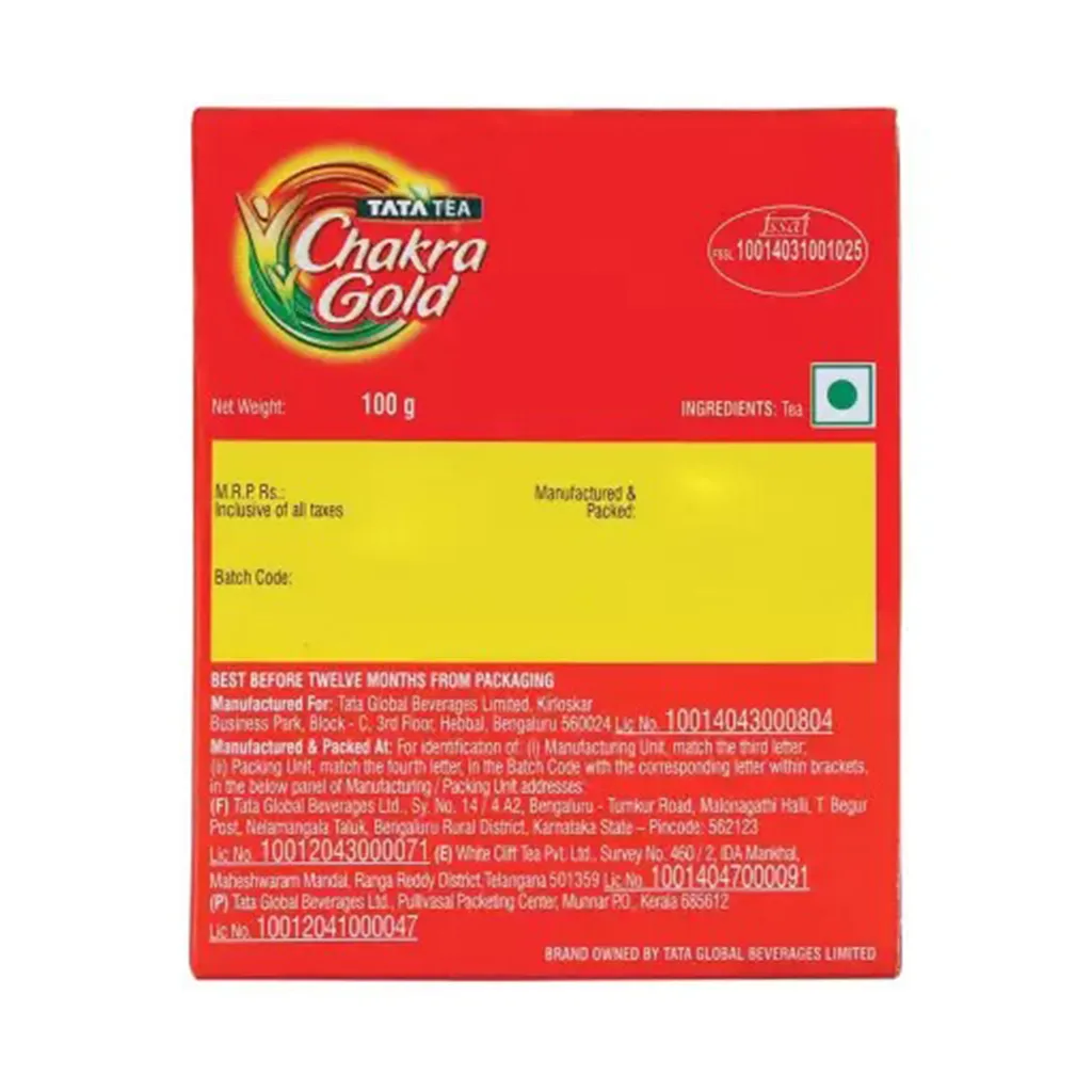 Tata Tea Chakra Gold Tea 1