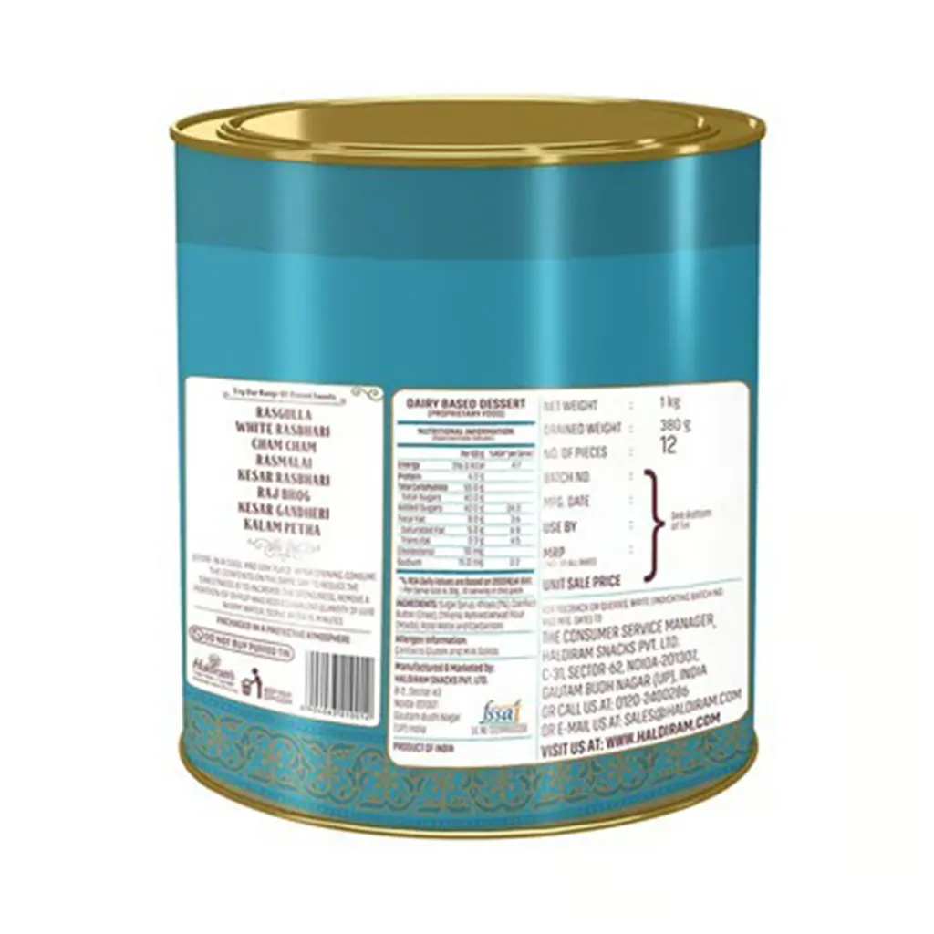 Haldirams Gulab Jamun Tin 1