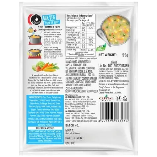 Ching's Secret Instant Mixed Veg Soup 1