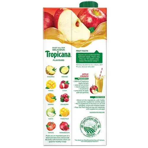Tropicana Delight Apple Fruit Juice 3