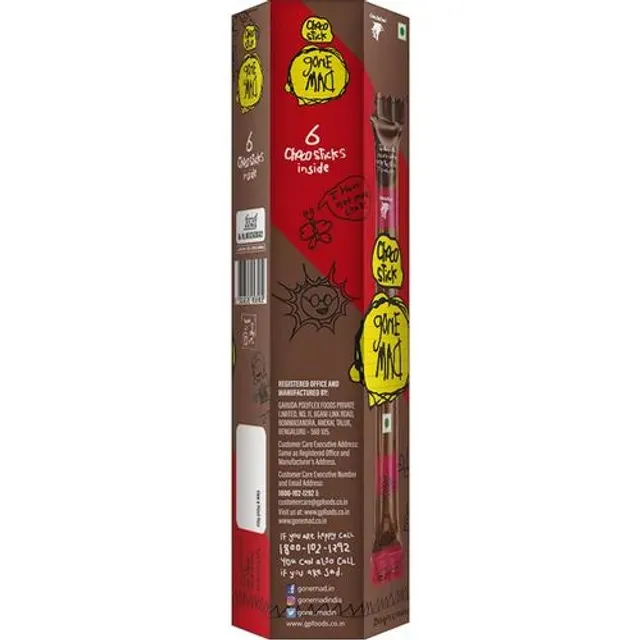 Grey Gone Mad Choco Wafer Sticks 1