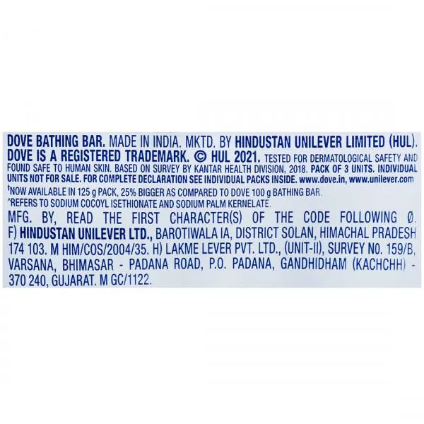 Dove Cream Beauty Bathing Bar 3