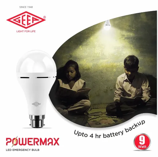 Geep Powermax 9W Emergency Bulb 1