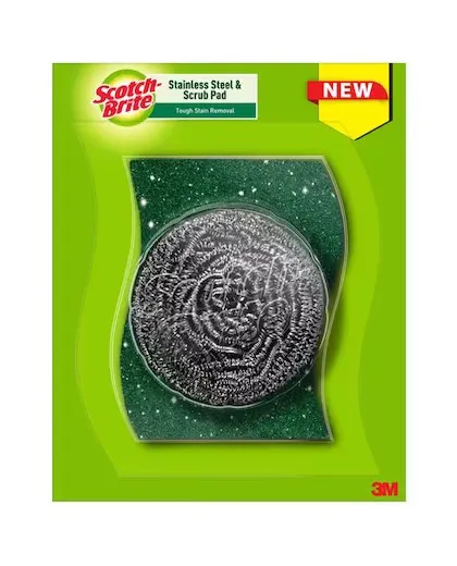 Scotch-Brite Stainless Steel Scrub with 1 Scrub Pad