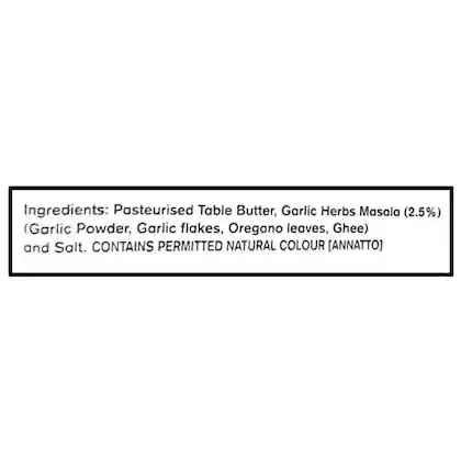 Amul Garlic & Herbs Butter Spread 5