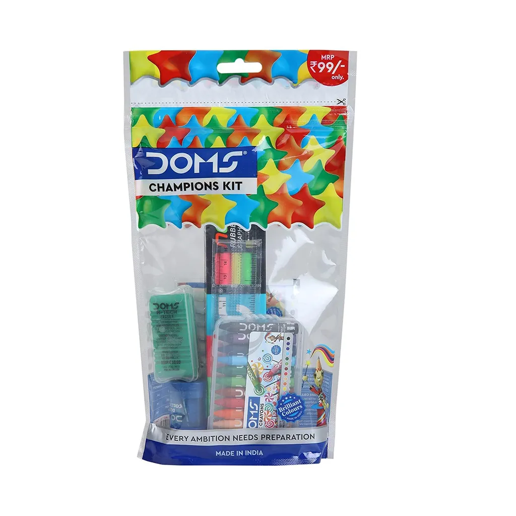Doms Champions Kit - School Stationary Kit