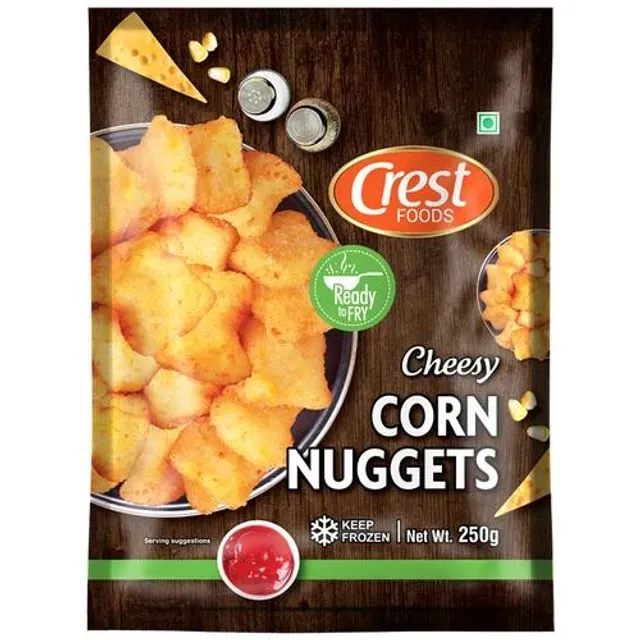 Crest Foods Frozen Cheesy Corn Nuggets