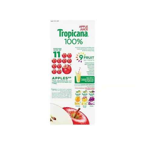 Tropicana 100% Apple Juice 1
