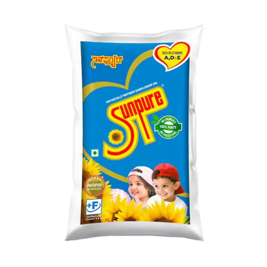 Sunpure Sunflower Oil Pouch