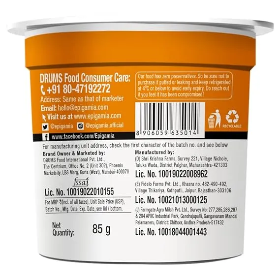 Epigamia Alphonso Mango Yogurt 2