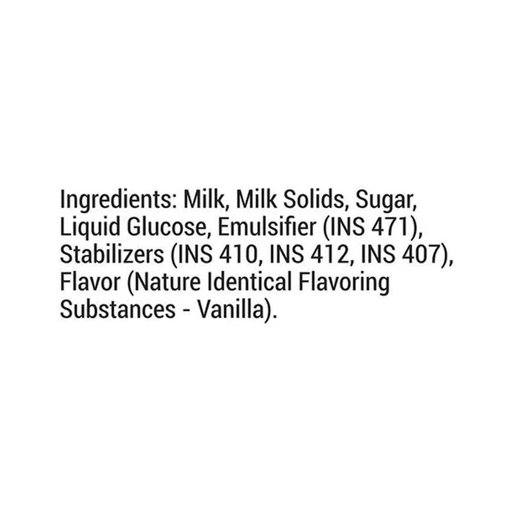 Milky Mist Vanilla Ice Cream Tub 3