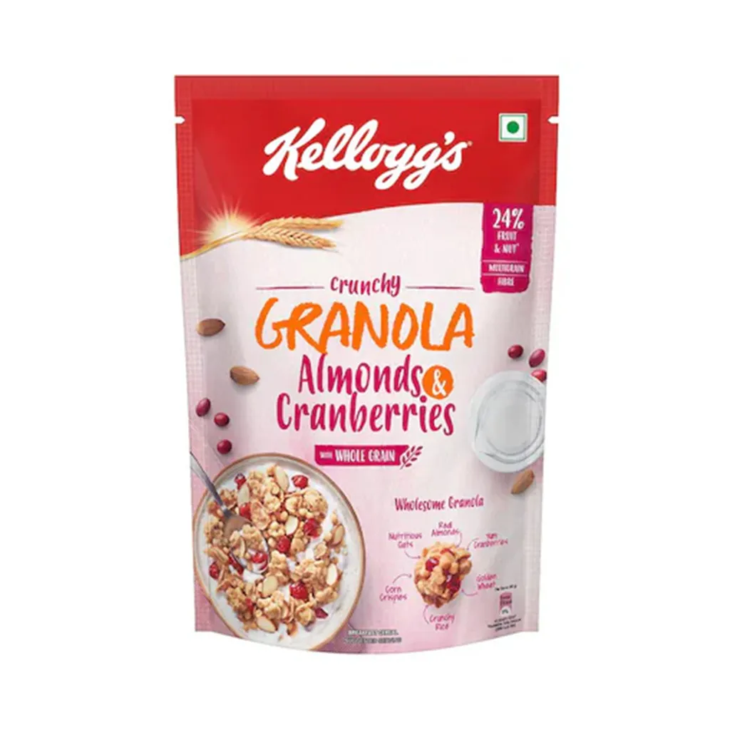 Kellogg's Almond & Cranberries Crunchy Granola