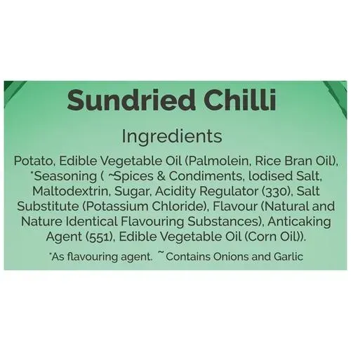 Lays Sundried Chilli Wafer Style Potato Chips 2