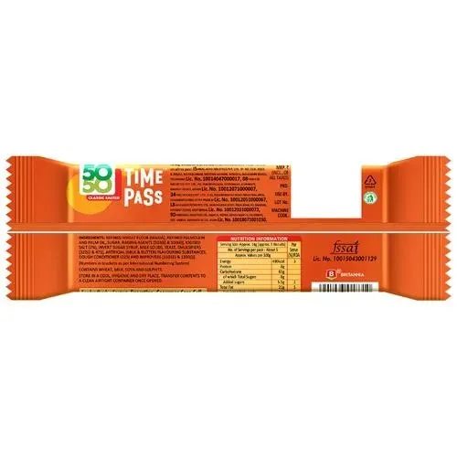 Britannia 50-50 Time Pass Biscuits 1