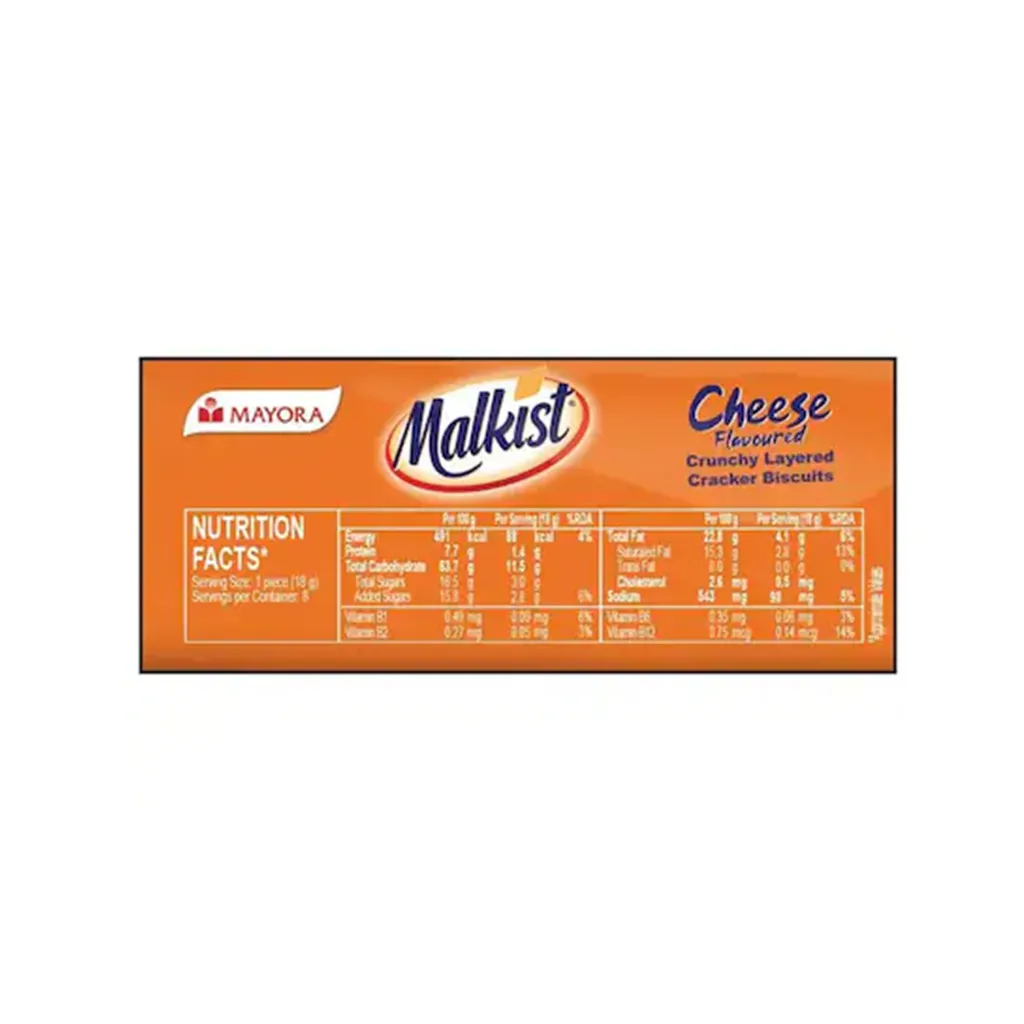 Malkist Cheese Crunchy Crackers 3