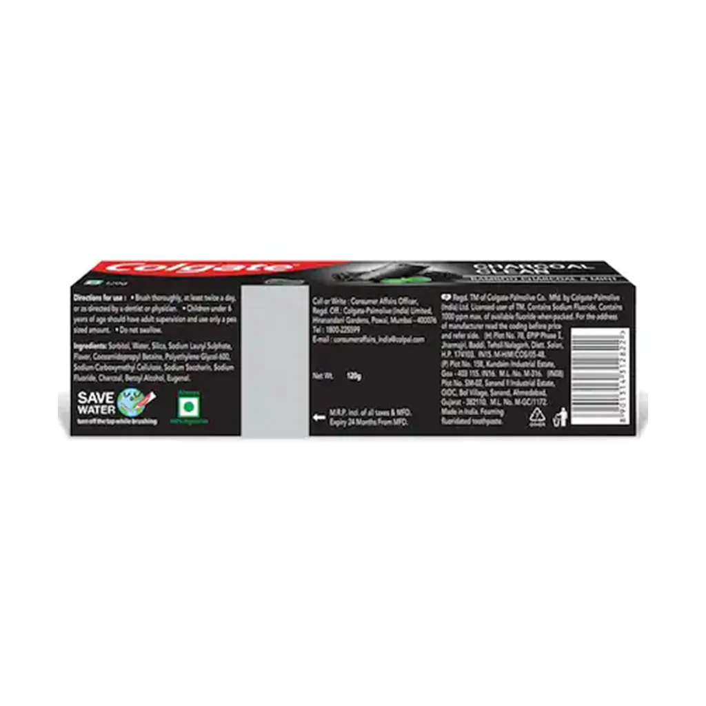 Colgate Charcoal Clean Bamboo Charcoal & Mint Toothpaste 1