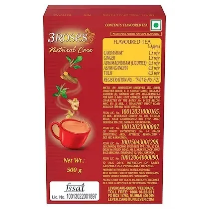 Brooke Bond 3 Roses Natural Care Tea 2