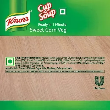 Knorr Sweet Corn Veg Cup-A-Soup 3