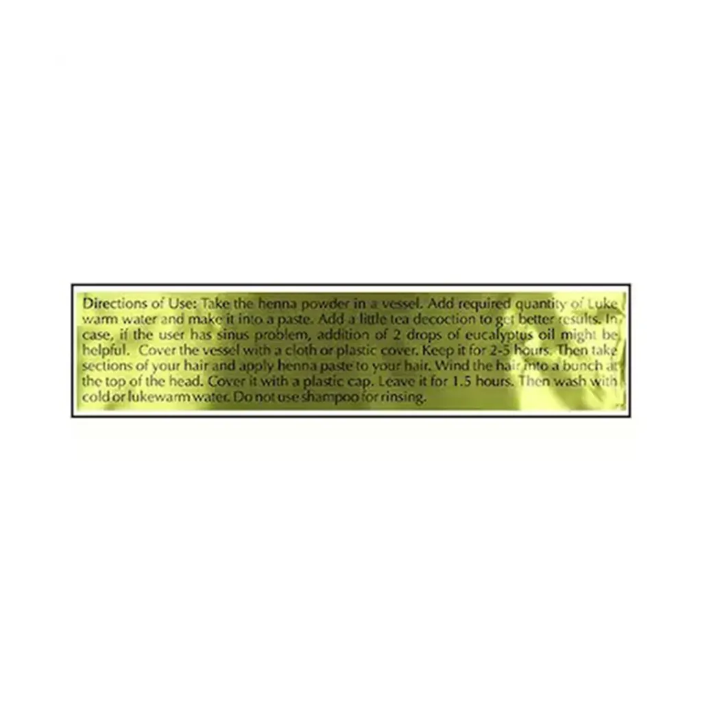Vcare Henna Natural Powder 3