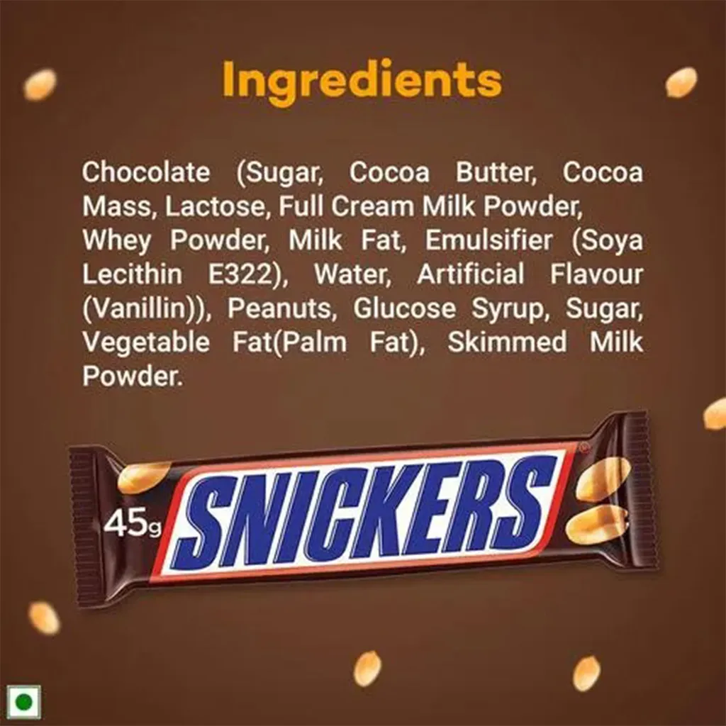 Snickers Peanut Chocolate Bar 2