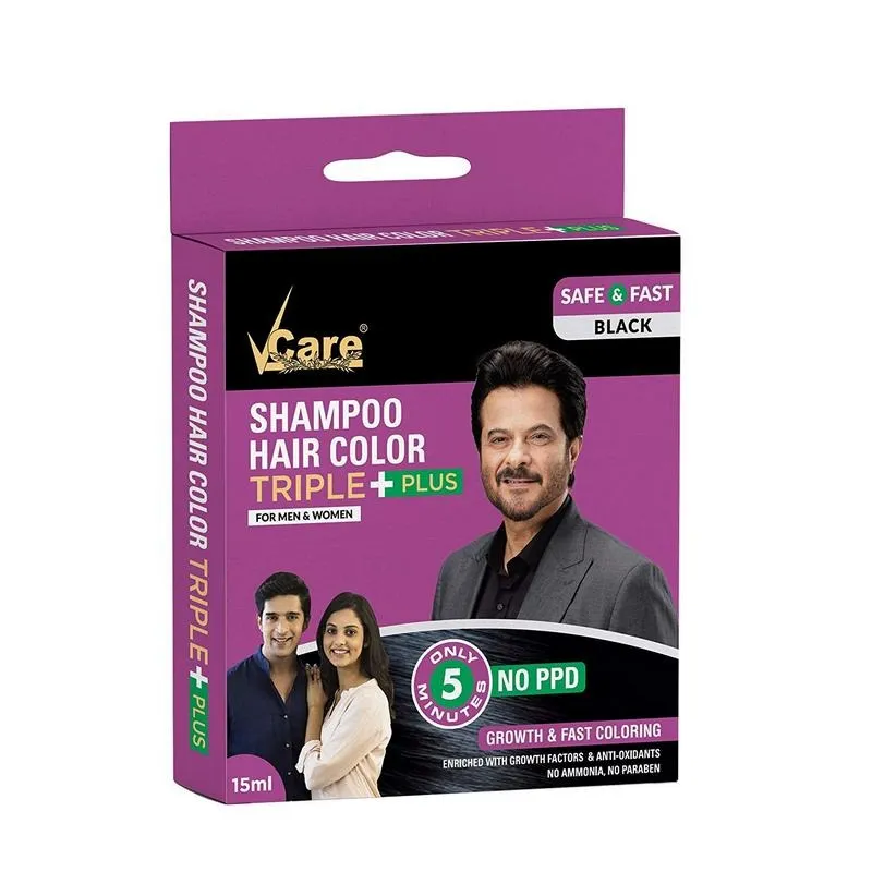 Vcare Hair Black Color Shampoo