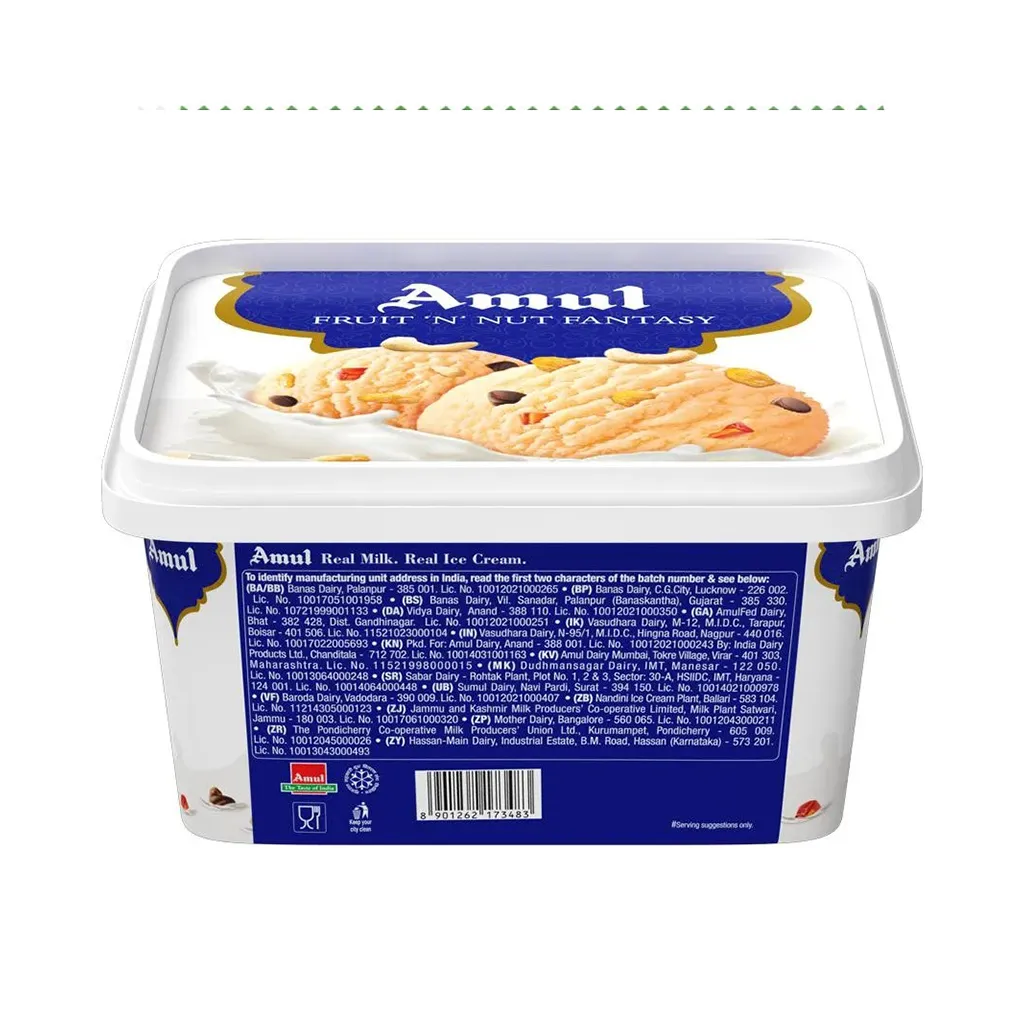 Amul Fruit & Nut Fantasy Ice Cream 1