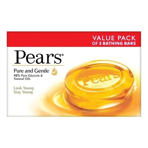 Pears Pure & Gentle Bathing Bar Value Pack - 125 g