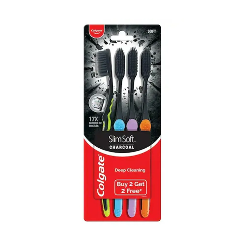 Colgate Slim Soft Charcoal Toothbrush