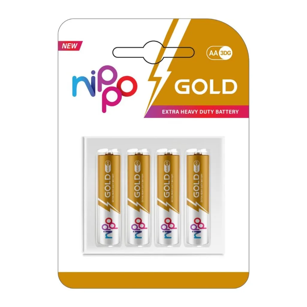 Nippo Gold 4 DG AAA Battery 1