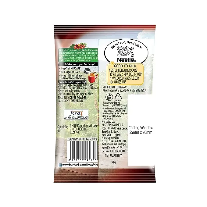 Nescafe Classic Coffee Powder Pouch 2