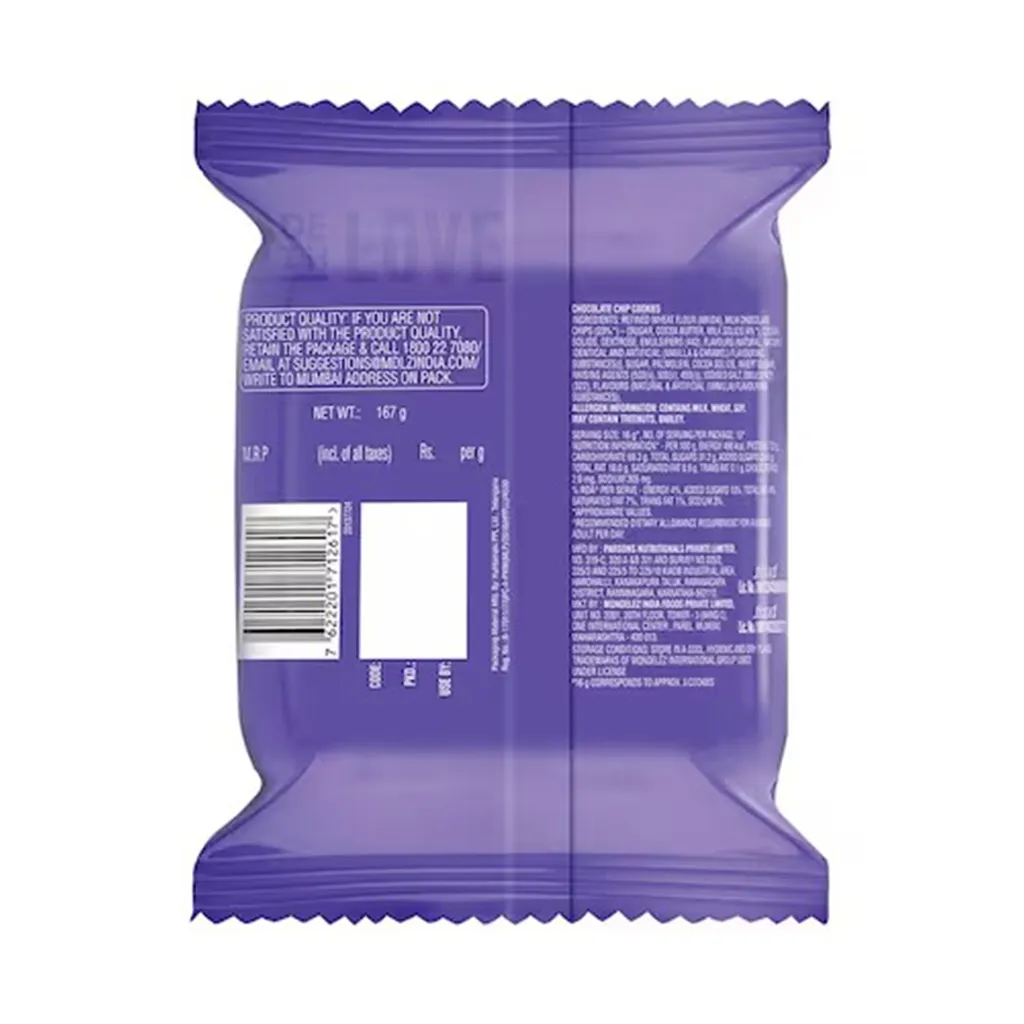 Cadbury Chocobakes Chocolate Chip Cookies 1