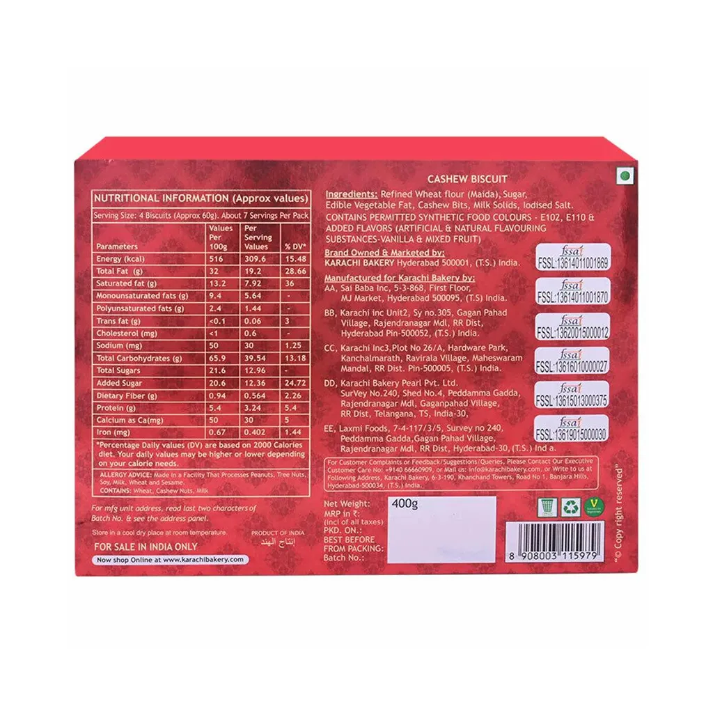 Karachi Cashew Cookies 1