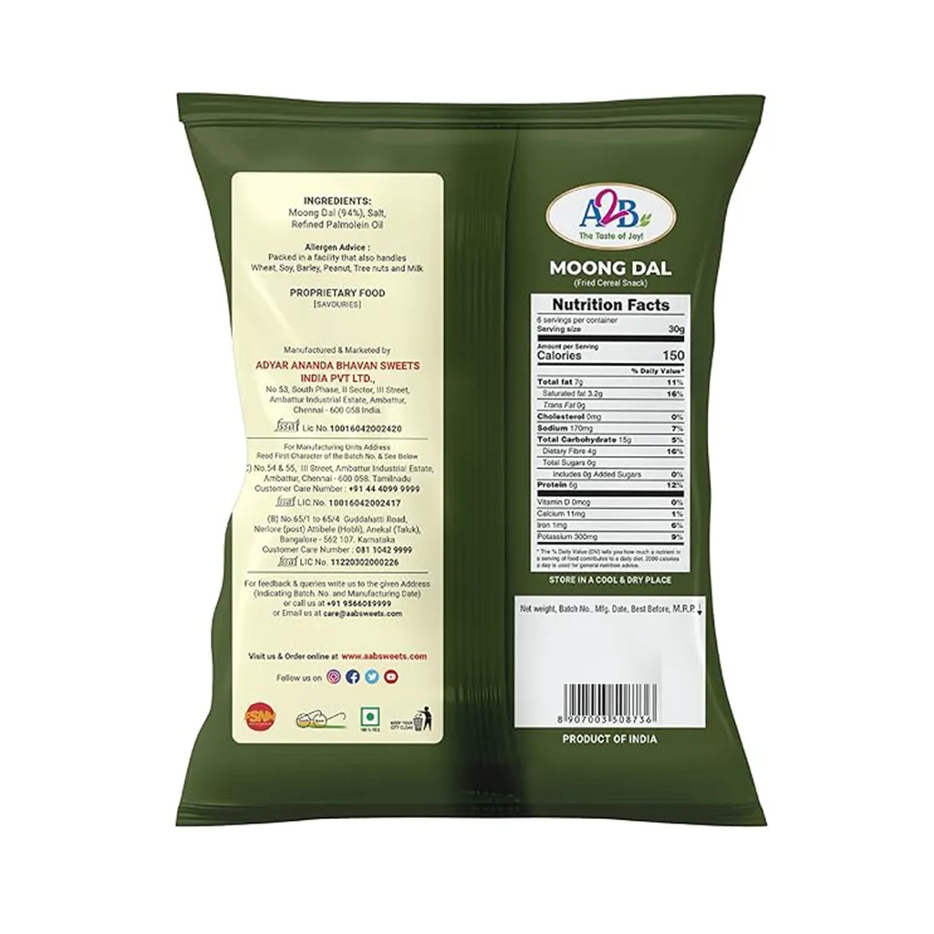 A2B Moong Dal 1