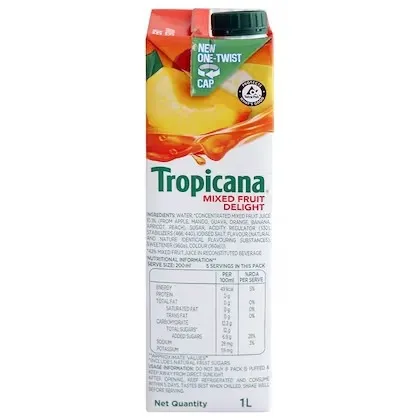Tropicana Delight Mixed Fruits Juice 1