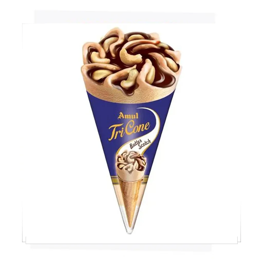 Amul Butterscotch Ice Cream Cone